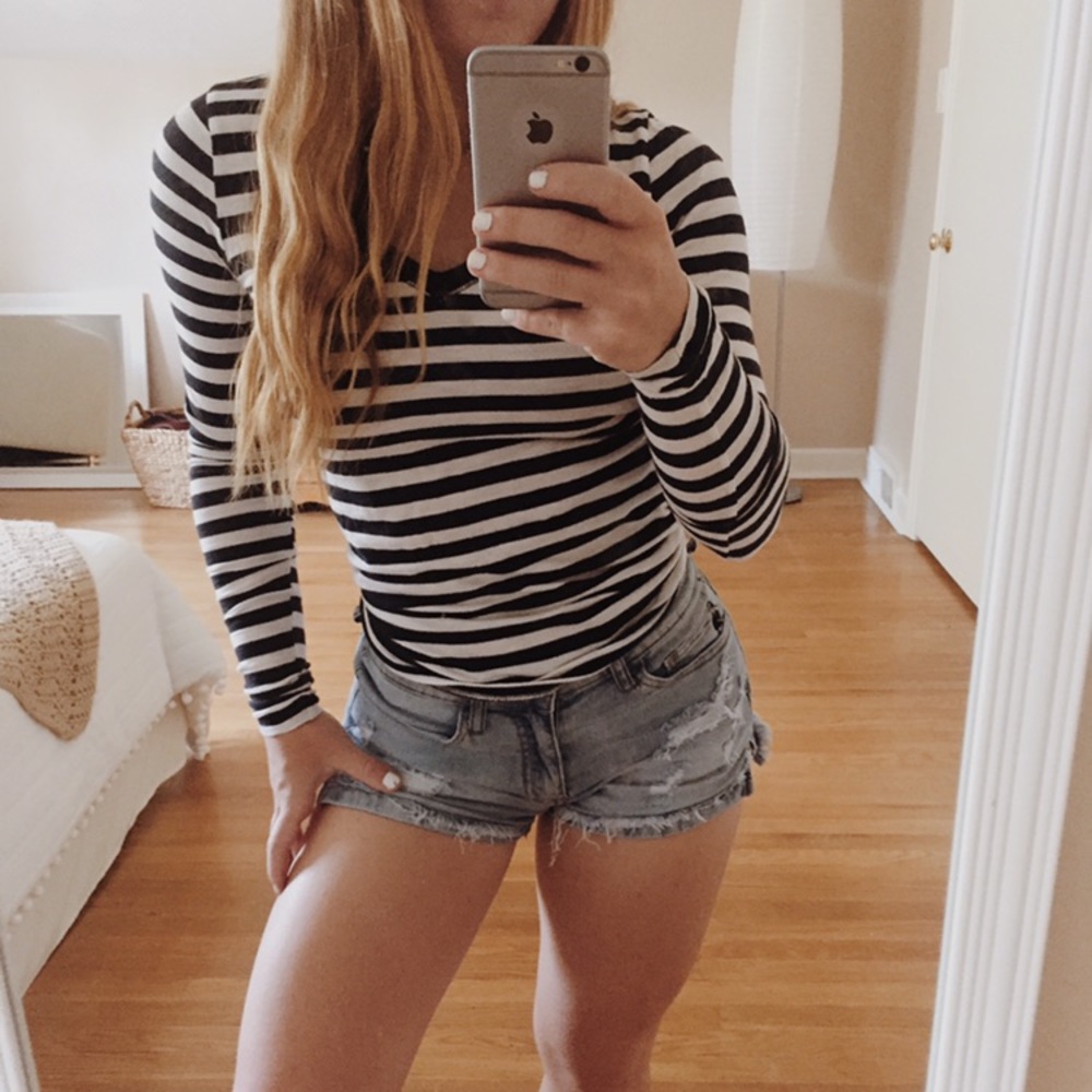 Hollister striped long sleeve